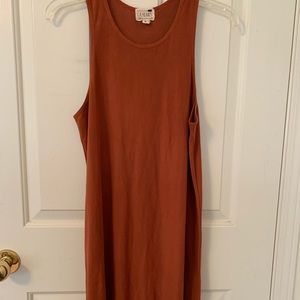 Burnt orange dress